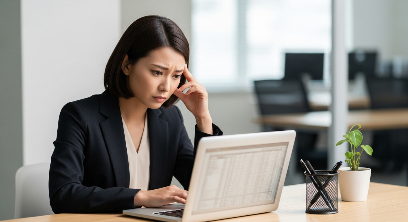 課題を考える経営者